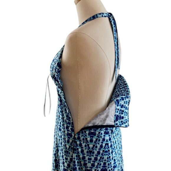 Athleta Pack Everywhere Halter Workout Exercise Empire Midi Dress - Picture 6 of 10